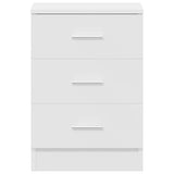 Bedside Cabinets 2 pcs White 38x35x56 cm Engineered Wood