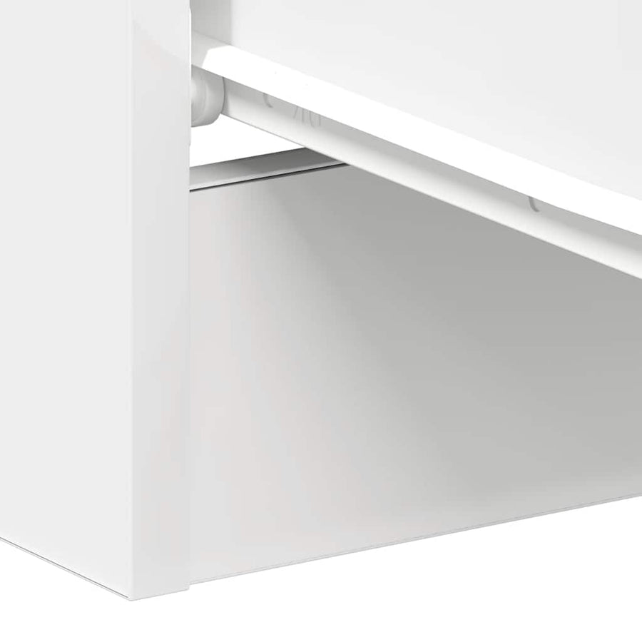 Bedside Cabinets 2 pcs White 38x35x56 cm Engineered Wood