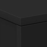Bedside Cabinet Black 38x35x56 cm Engineered Wood - Extra Image