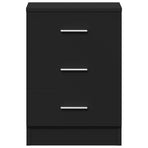 Bedside Cabinets 2 pcs Black 38x35x56 cm Engineered Wood