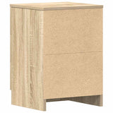 Bedside Cabinet Sonoma Oak 38x35x56 cm Engineered Wood - Low Angle