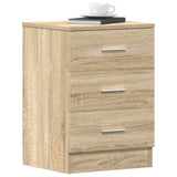 Bedside Cabinets 2 pcs Sonoma Oak 38x35x56 cm Engineered Wood - Top-Down View