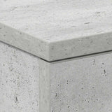 Bedside Cabinet Concrete Grey 38x35x56 cm Engineered Wood
