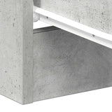 Bedside Cabinet Concrete Grey 38x35x56 cm Engineered Wood - Extra Image