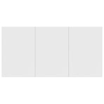 Dining Table White 180x90x76 cm Engineered Wood