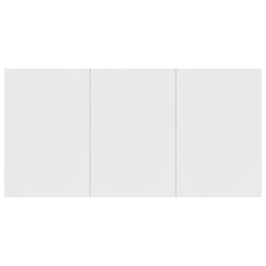 Dining Table White 180x90x76 cm Engineered Wood