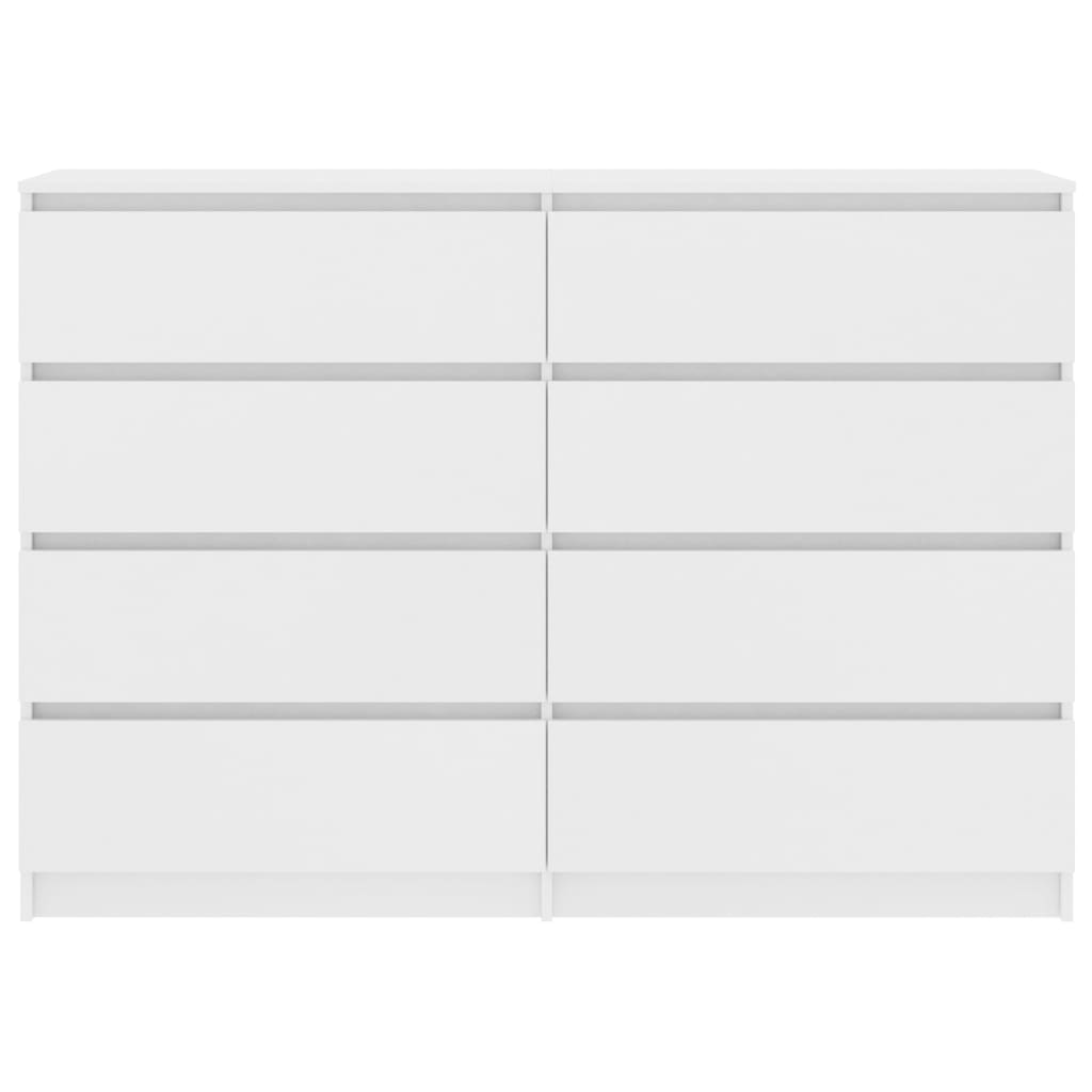 Sideboard White 140x35x99 cm Engineered Wood