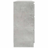 Sideboard Concrete Grey 120x35x76 cm Engineered Wood