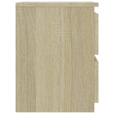 Bedside Cabinet Sonoma Oak 30x30x40 cm Engineered Wood - Top-Down View