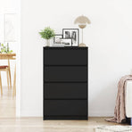 Sideboard Black 60x35x98.5 cm Engineered Wood
