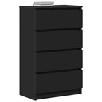 Sideboard Black 60x35x98.5 cm Engineered Wood