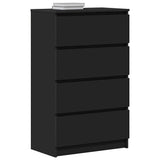 Sideboard Black 60x35x98.5 cm Engineered Wood - Top-Down View