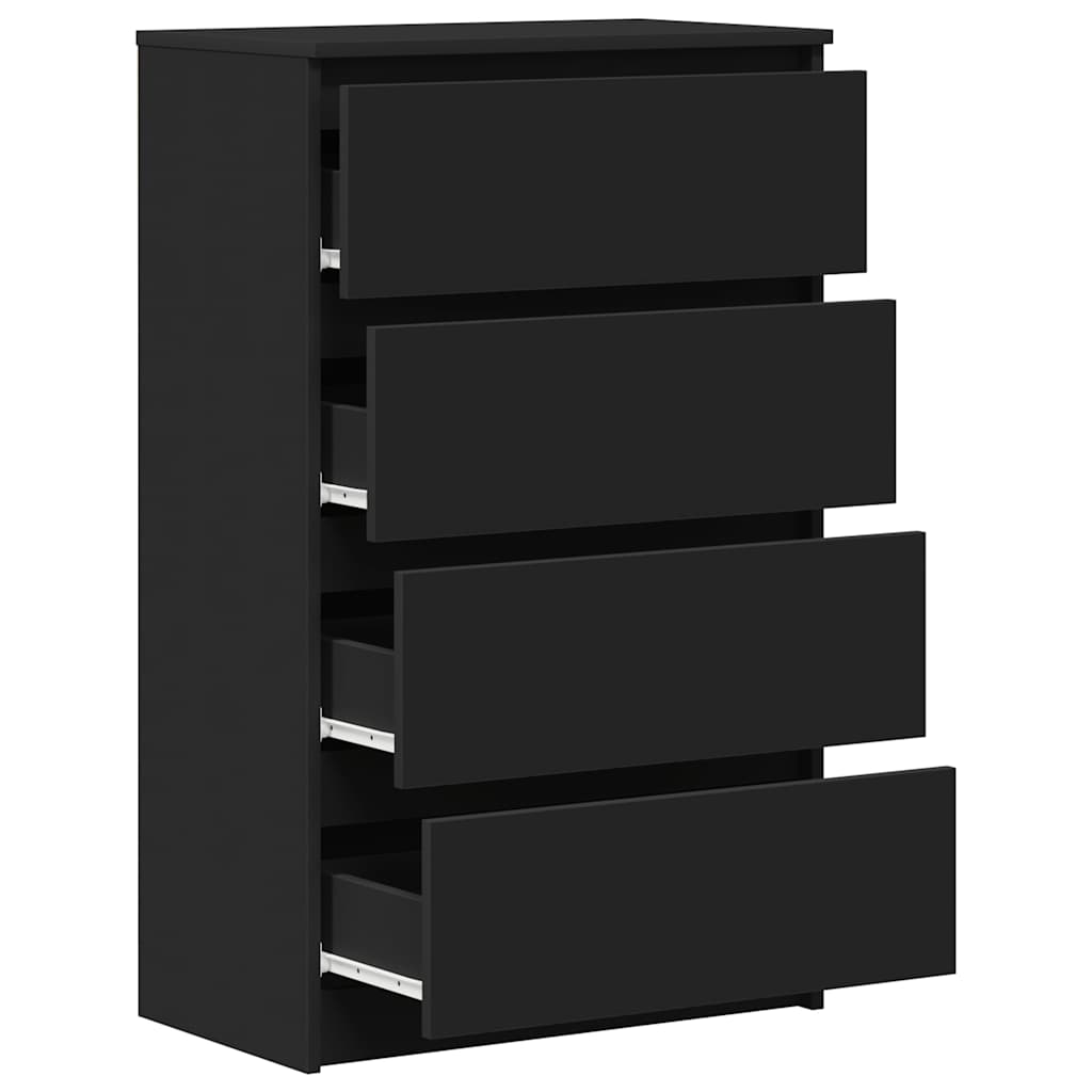 Sideboard Black 60x35x98.5 cm Engineered Wood