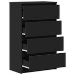 Sideboard Black 60x35x98.5 cm Engineered Wood