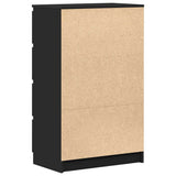 Sideboard Black 60x35x98.5 cm Engineered Wood - Low Angle