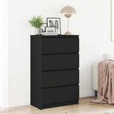 Sideboard Black 60x35x98.5 cm Engineered Wood