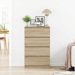 Sideboard Sonoma Oak 60x35x98.5 cm Engineered Wood