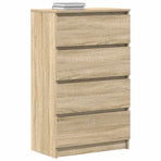 Sideboard Sonoma Oak 60x35x98.5 cm Engineered Wood