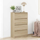 Sideboard Sonoma Oak 60x35x98.5 cm Engineered Wood