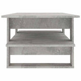 Coffee Table Concrete Grey 110x55x42 cm Engineered Wood