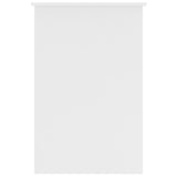 Desk White 100x50x76 cm Engineered Wood - 45-Degree Angle