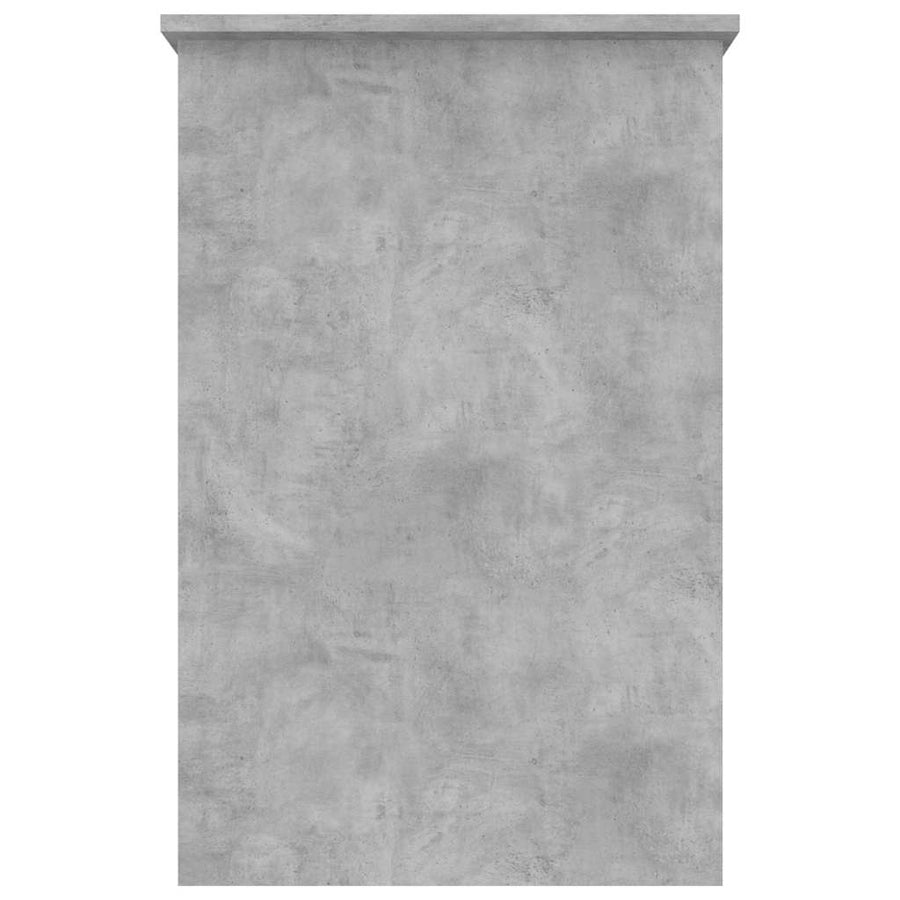 Desk Concrete Grey 100x50x76 cm Engineered Wood