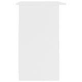 Desk with Drawers White 110x50x76 cm Engineered Wood