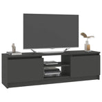 TV Cabinet Grey 120x30x35.5 cm Engineered Wood