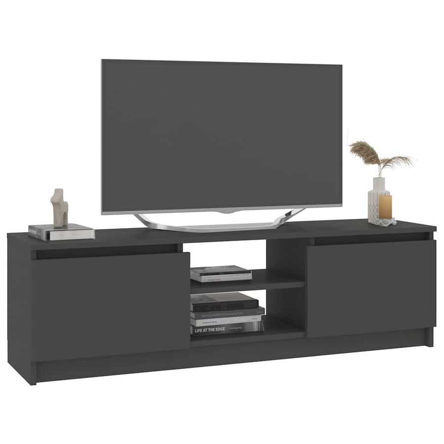 TV Cabinet Grey 120x30x35.5 cm Engineered Wood
