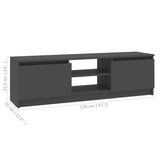TV Cabinet Grey 120x30x35.5 cm Engineered Wood - Extra Image