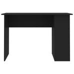 Desk Black 110x60x73 cm Engineered Wood