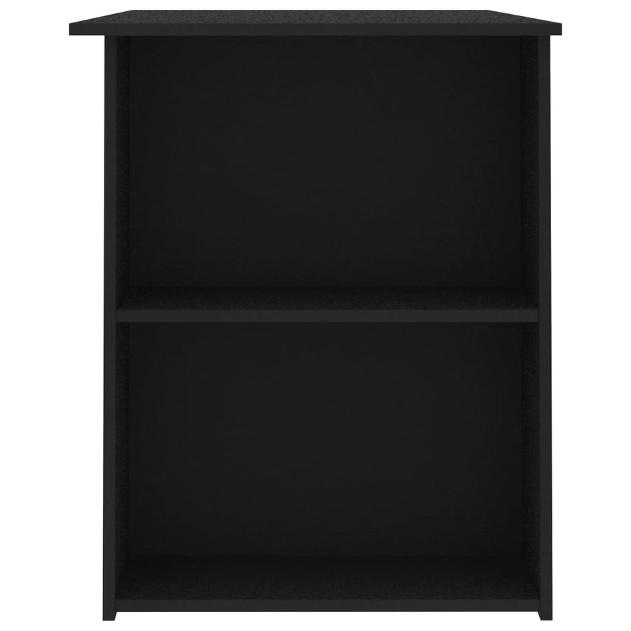 Desk Black 110x60x73 cm Engineered Wood