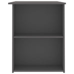 Desk Grey 110x60x73 cm Engineered Wood