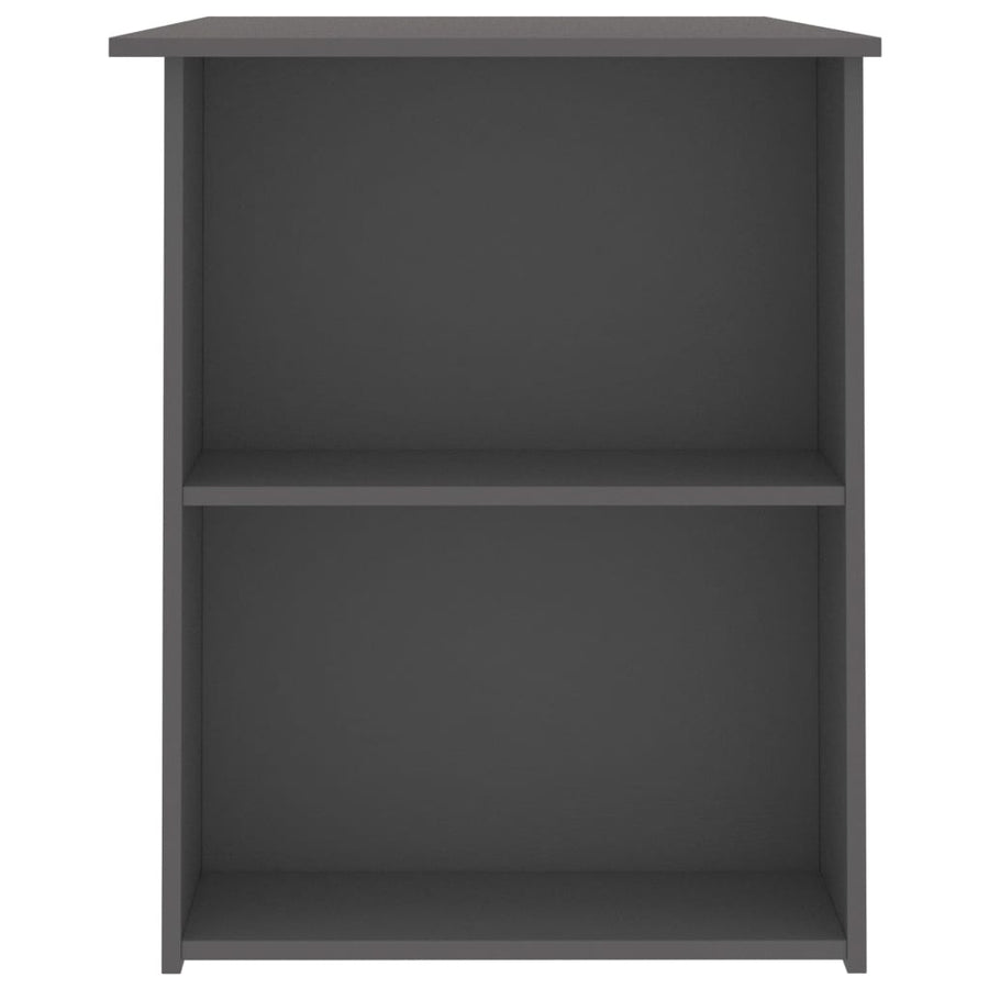 Desk Grey 110x60x73 cm Engineered Wood