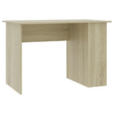 Desk Sonoma Oak 110x60x73 cm Engineered Wood - Front View