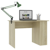 Desk Sonoma Oak 110x60x73 cm Engineered Wood - Side View