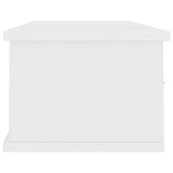 Wall-mounted Drawer Shelf White 88x26x18.5 cm Engineered Wood