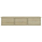 Wall-mounted Drawer Shelf Sonoma Oak 88x26x18.5 cm