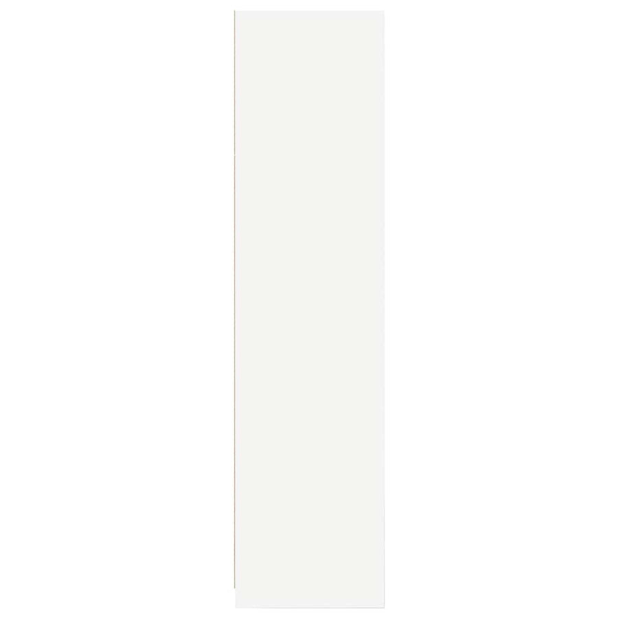 Wardrobe White 100x50x200 cm Engineered Wood