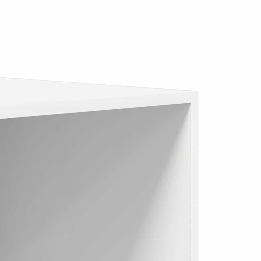 Wardrobe White 100x50x200 cm Engineered Wood