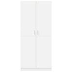 Wardrobe White 80x52x180 cm Engineered Wood