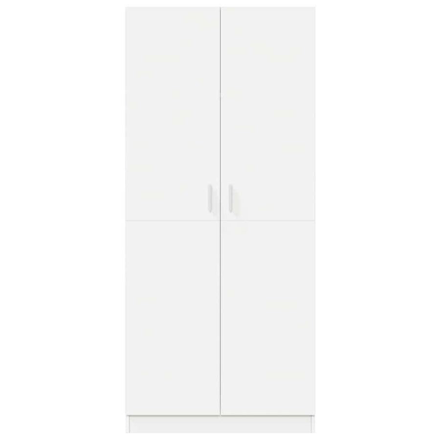 Wardrobe White 80x52x180 cm Engineered Wood