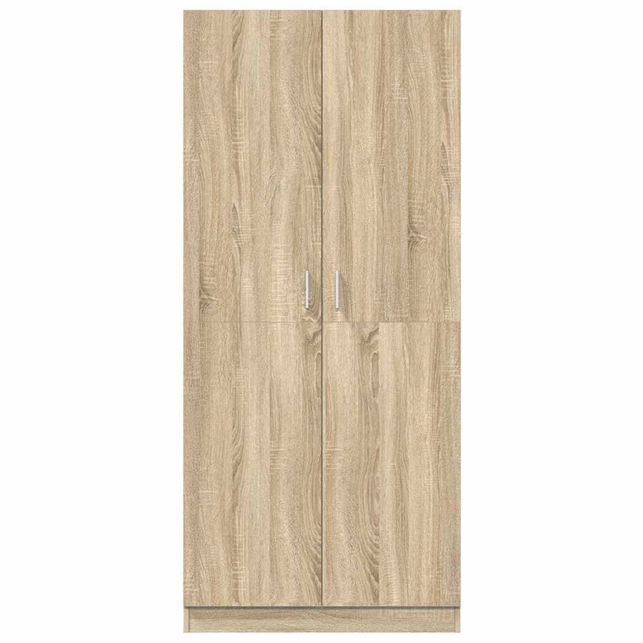 Wardrobe Sonoma Oak 80x52x180 cm Engineered Wood