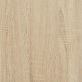 Wardrobe White and Sonoma Oak 80x52x180 cm Engineered Wood