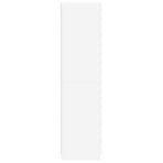 Wardrobe White 90x52x200 cm Engineered Wood