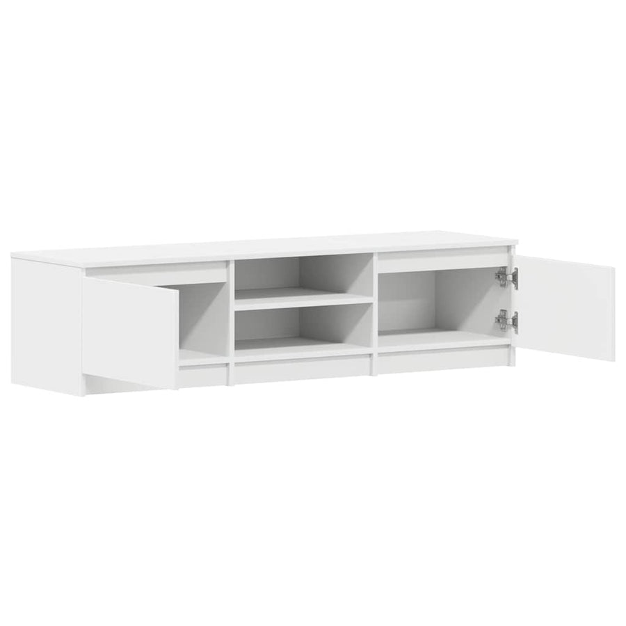 TV Cabinet White 140x40x35.5 cm Engineered Wood