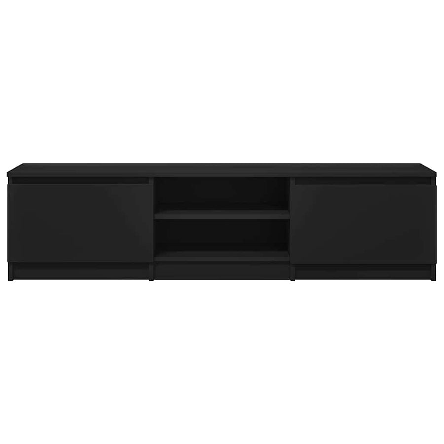 TV Cabinet Black 140x40x35.5 cm Engineered Wood
