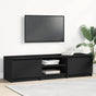 TV Cabinet Black 140x40x35.5 cm Engineered Wood