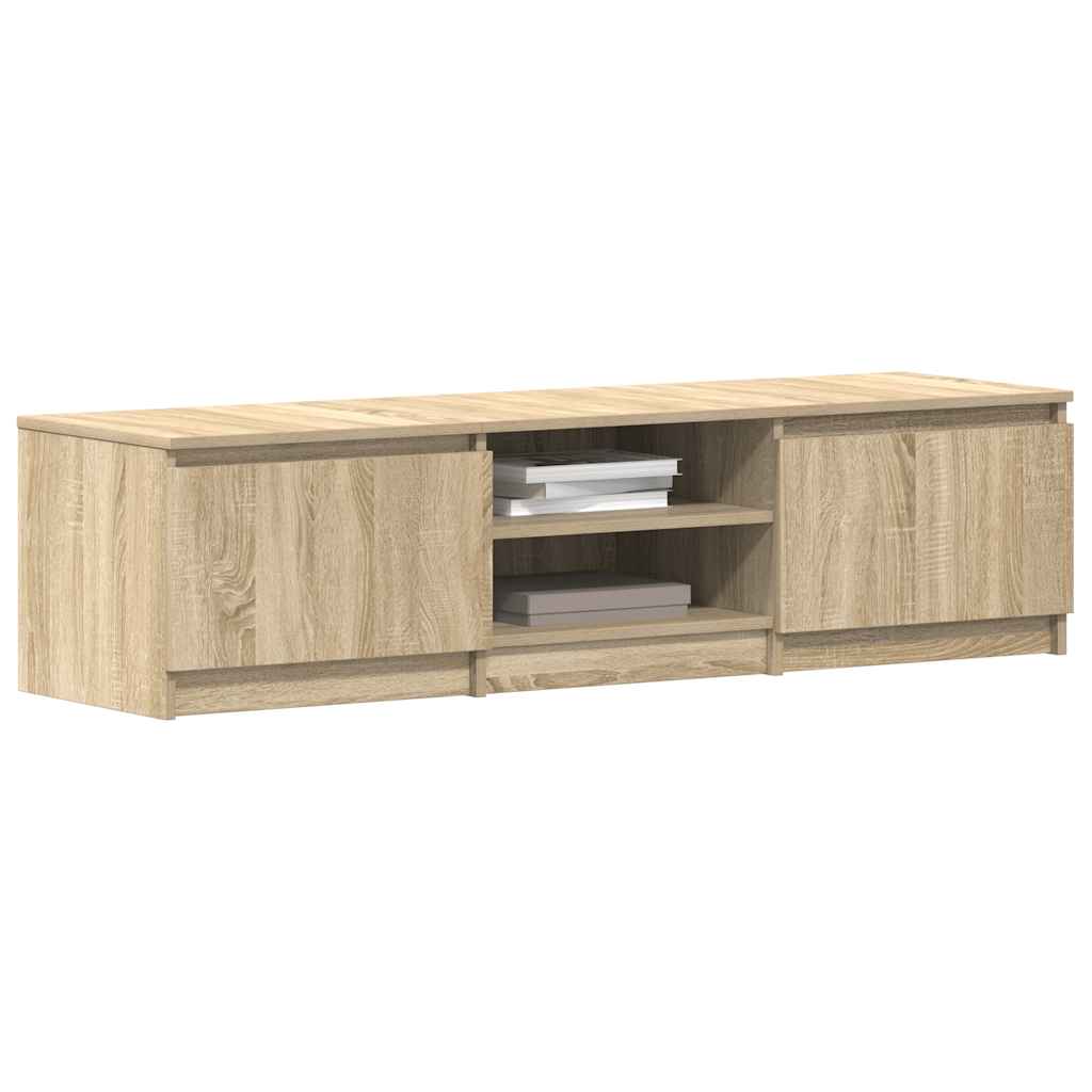 TV Cabinet Sonoma Oak 140x40x35.5 cm Engineered Wood
