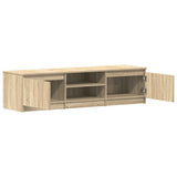 TV Cabinet Sonoma Oak 140x40x35.5 cm Engineered Wood - 45-Degree Angle